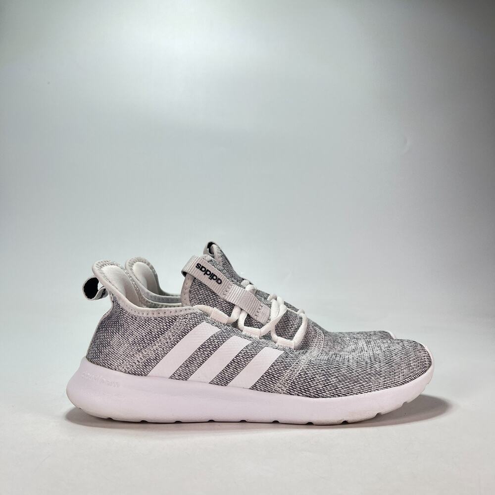 adidas Cloudfoam Pure 2.0 Cloud White Grey Casual Shoes H04756 Women's Size 7
